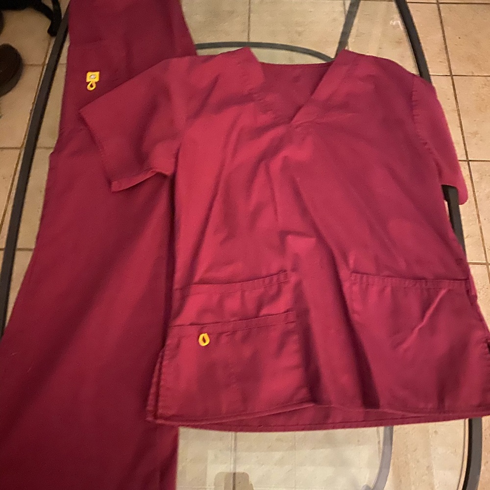 WonderWink Maroon Scrubs